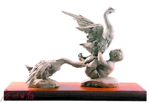 雕塑里的嶺南風(fēng) “萬(wàn)兆泉 萬(wàn)兆元雕塑作品展”亮相虎門