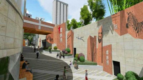 雕塑群、動(dòng)物彩繪、夜景燈飾……楊家坪商圈變臉?biāo)囆g(shù)街